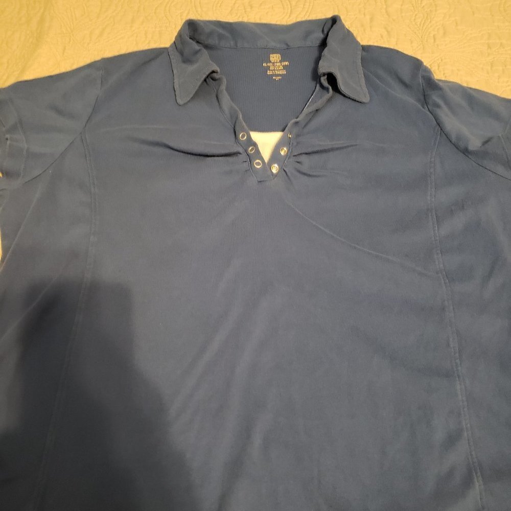 Faded Glory Layer look t-shirt with cap sleeves.